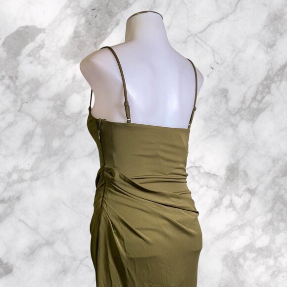 DUNDAS x REVOLVE Atlas Maxi Dress - Khaki Green - Picture 7 of 10